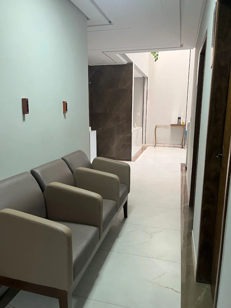 Corredor de acesso aos consultórios